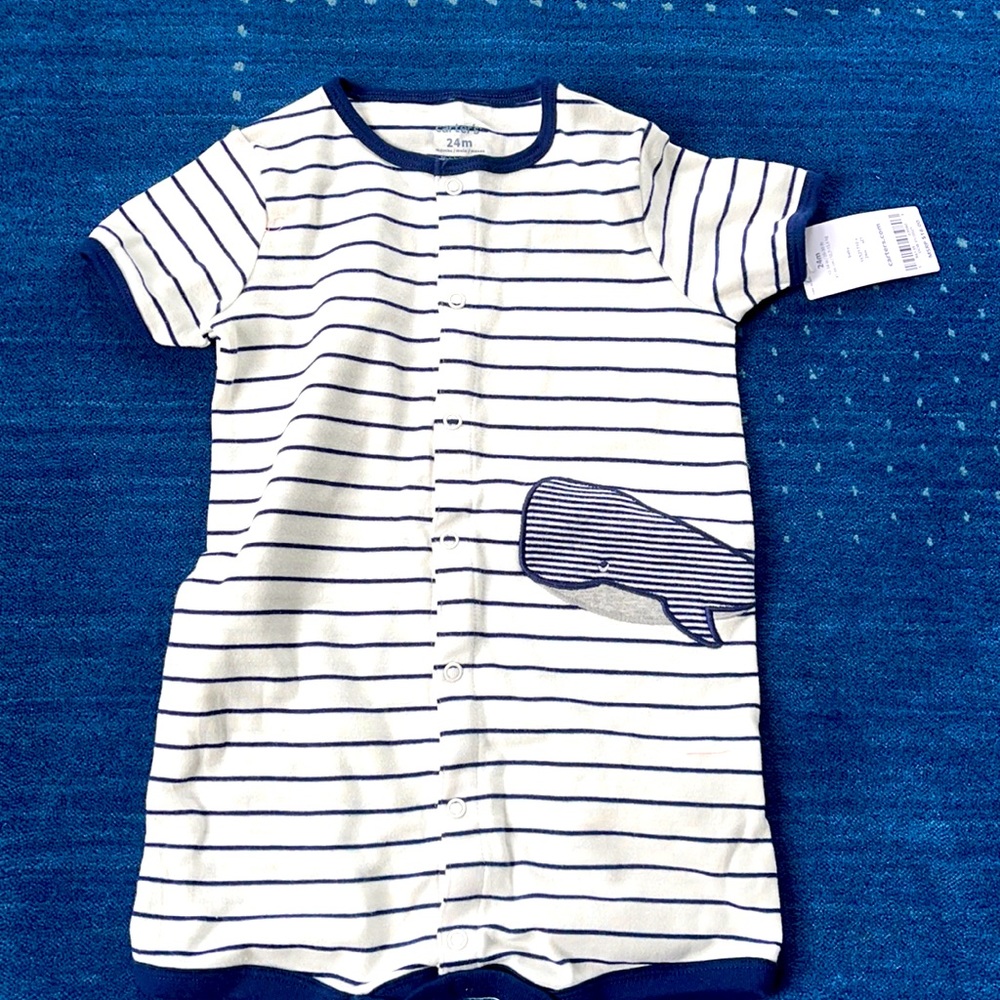 Summer whale Carter’s on-site. Size 24 months